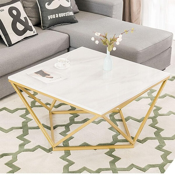 Mẫu bàn sofa phong cách tối giản