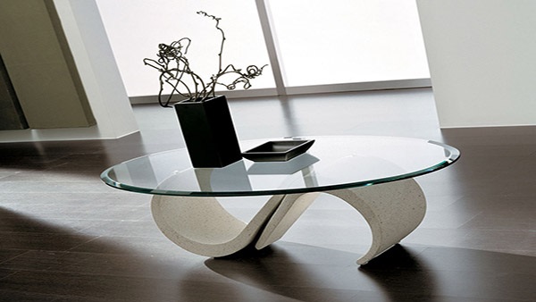 Mẫu bàn sofa thiết kế hình tròn